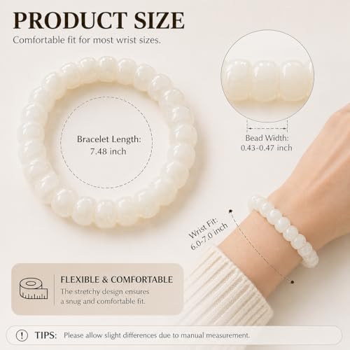 Image of Fidget Bracelet Fidget Adults Anxiety Relief Items Bodhi Beads Jewelry Stretch Sensory Beaded Bracelets for Women Men Christmas Stocking Stuffers