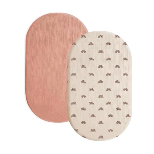 ROEOWENE 2pcs Lenzuolo con Angoli Bambini 82x41cm Lenzuola Cotone per Culla Ovale,Rettangolare Lenzuola con Angoli per Passeggino Lenzuolino per Materassino,Carrozzina,Coprimaterasso Lettino Neonato ROEOWENE 2pcs Lenzuolo con Angoli Bambini 82x41cm Lenzuola Cotone per Culla Ovale,Rettangolare Lenzuola con Angoli per Passeggino Lenzuolino per Materassino,Carrozzina,Coprimaterasso Lettino Neonato