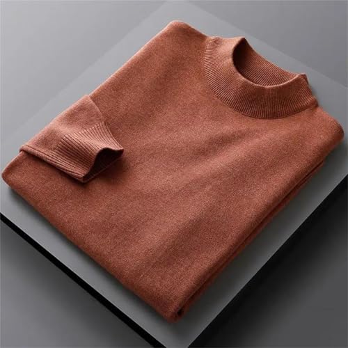 Men Crewneck Sweater Lightweight Long Sleeve Slim Fit Knit Pullover Soft Warm Business Knit Jumper2