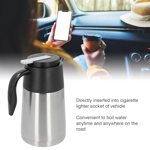 Hervidor Eléctrico Portátil 12V para Auto Acero Inoxidable miniatura 2