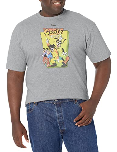 T-shirt Disney Goof au style Athletic chiné authentique et coupe XXL