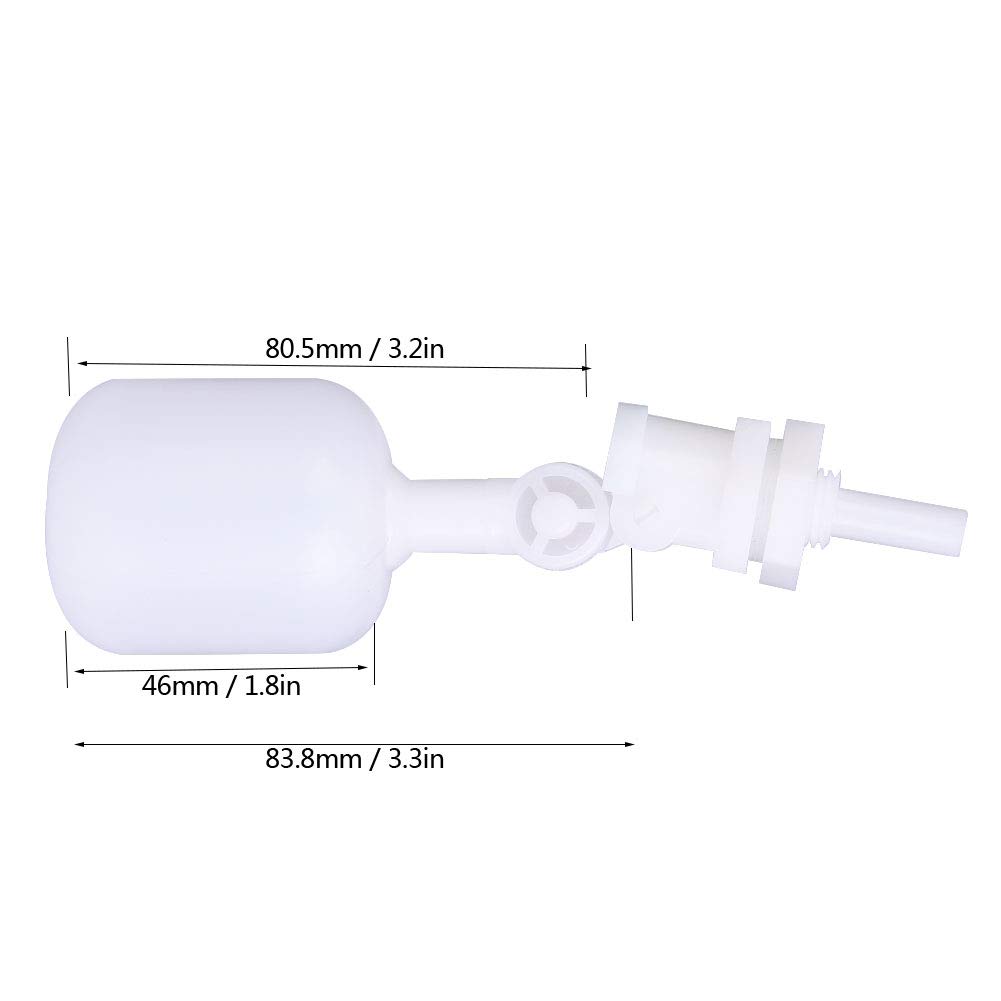 Mini Float Valve, Automatic Float Ball Valve G1/4 Water Level Control Valve for Water Dispenser Water Tank Pump Aquaculture