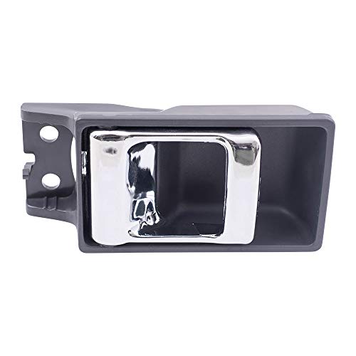 Autoandart Brock Replacement Inside Inner Gray With Chrome Door Handle Compatible With 86-97 Pickup Truck 8067015G00 #TOP3