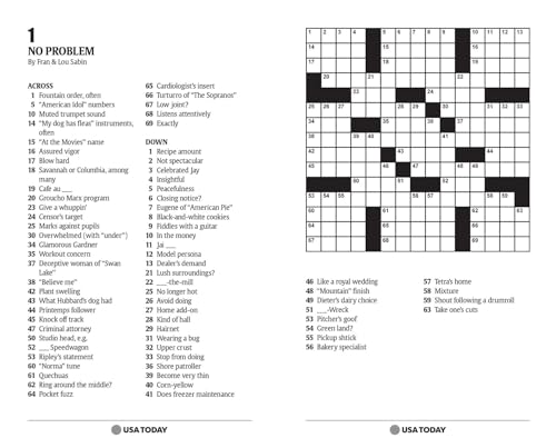 Image of USA TODAY Crossword 2: 200 Puzzles from The Nations No. 1 Newspaper (USA Today Puzzles) (Volume 17)