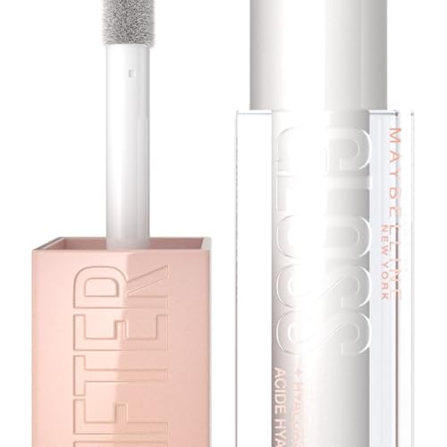 Maybelline New York, Brillo de labios Lifter Gloss, Hidratación Intensa y Labios Rellenos Sin Retoques, Fórmula con Ácido Hialurónico, en Tono 01 Pearl
