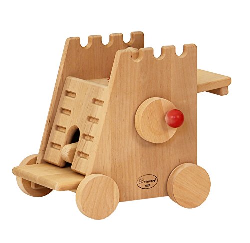 Preisvergleich Produktbild 931 1101 Belagerungsturm für Drewart Ritterburg Burg ökologisches Holzspielzeug