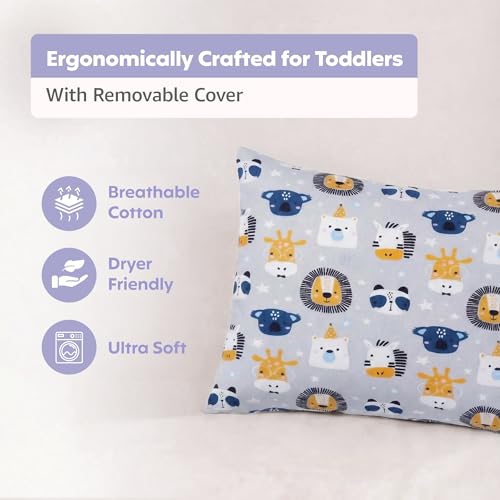 Image of A Cherry Soft Comfort Cushion for Toddlers (2+ Years) | Cotton Cover | Washable | Lightweight