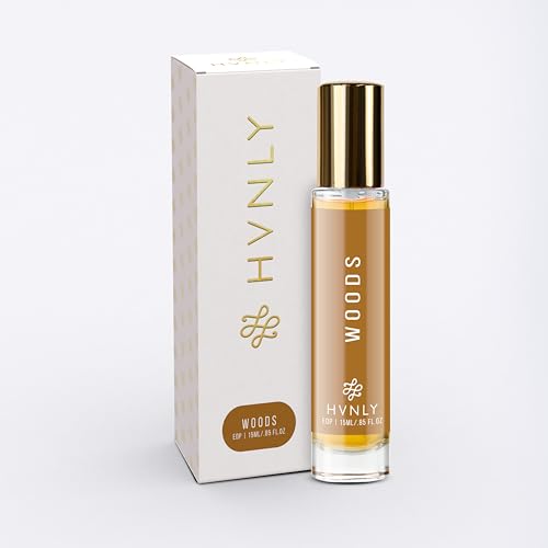 Image of HVNLY Woods Eau De Parfum For Men | Long Lasting Luxury Perfume |Sandalwood, Oud Wood, Cardamom | Best Gift For Anniversary, Birthday, Wedding | Office Wear, Casual Wear | 15 ml