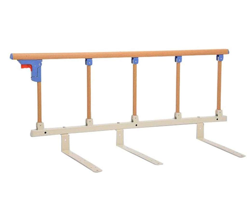 Parapetti di sicurezza per letto per adulti con maniglia ausiliaria, paracolpi per disabili e anziani, lunghezza 118 cm
