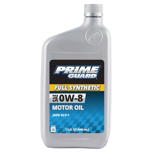 Prime Guard Full Synthetic 0W-8 Motor Oil 1 Quart (Pack of 1)