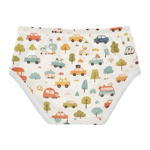 GuoChe Cotton Briefs Stretchy Triangle Panties Organic Cotton Toddler Underwear for Kids in Sizes 2T,3T, 4T, 5T, 6Y and 8Y2