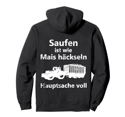 Landwirt T-Shirts und Bekleidung Bauer nordishland - Druck auf Rücken Landwirtschaft Landwirt Alkohol Bier Saufen Pullover Hoodie