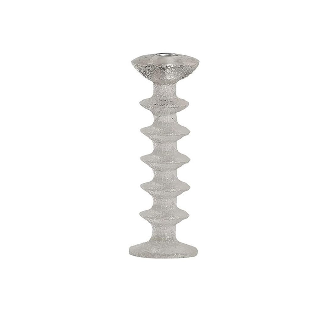 Eines C Andlestick Holders Desktop Imitation Rystal Art Ornaments Transparent Icicle Andlestick Decorative Ornaments Andlesticks Holders For Home Decor(C)