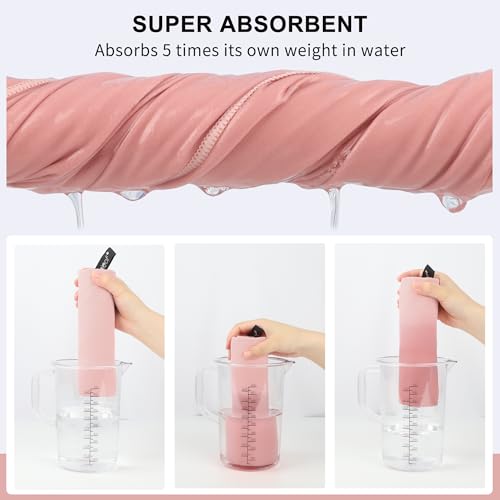 Image of Rainleaf Microfiber Towel Perfect Travel & Gym & Camping Towel. Quick Dry - Super Absorbent - Ultra Compact - Lightweight. Suitable for Trip, Beach, Shower, Backpacking, Pool