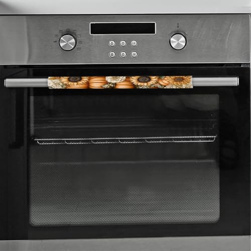 Image of Autumn Refrigerator Door Handle Covers Set of 2 Fridge Door Handle Decor