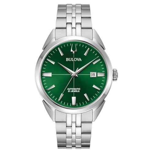 Bulova montre automatique 96B424 le cadeau moderne idéal argenté
