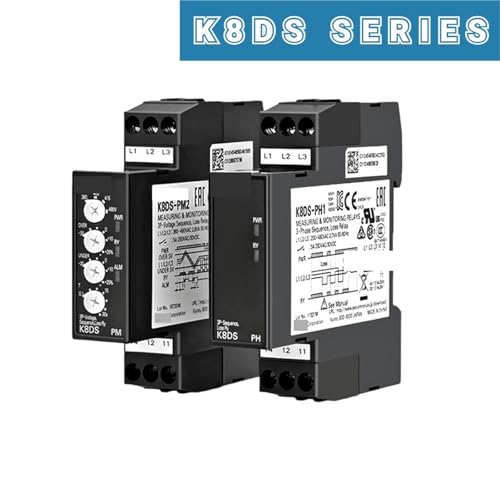 Relais phase-loss K8AK-PM2 triphasé pour éviter les surchauffes moteur - 5
