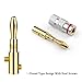UVOOI Speaker Banana Plugs 2 Pairs/4 Pcs, Gold Plated Banana Plug Audio Connector Closed Screw for Speaker Wire, Home Theater, Audio/Video Receiver, Amplifiers, Wall Plates and Sound Systems