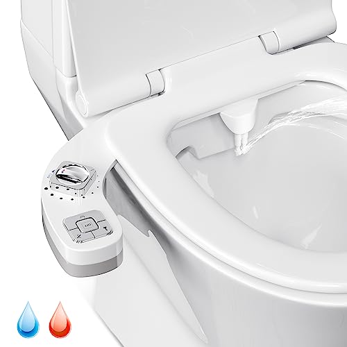Bidet Einsatz für Toilette,Bidet Aufsatz für Toilette (Frontal & Rear...