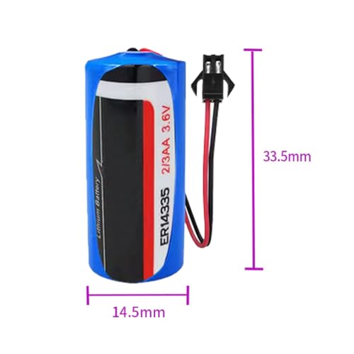 Batería ER14335 3.6V 1650mAh No Recargable 1 unidad miniatura 2