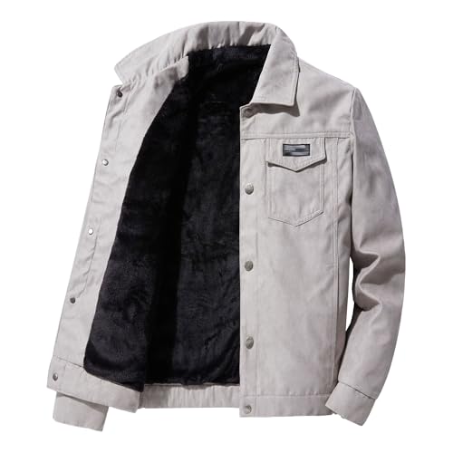 Veste en jean à revers homme aux finitions soignées style classique