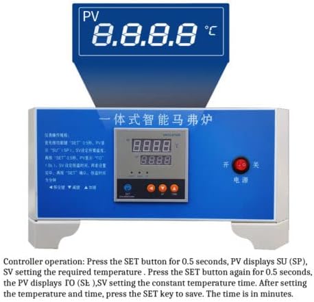 1200°C Muffle Furnace Lab Resistance Melting Furnace Heat Treatment 220V 2.5KW