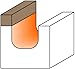 CMT 851.502.11B Bowl & Tray Bit With Bearing, 1/2-Inch Shank, 1-1/4-Inch Diameter, Carbide-Tipped,Orange