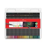 Lápis de Cor, Faber-Castell, EcoLápis Supersoft, 50 Cores, Multicolorido