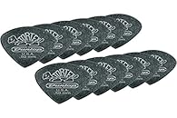 Tortex Pitch Black Jazz III Set of 12 Plectrums (0.88 mm)