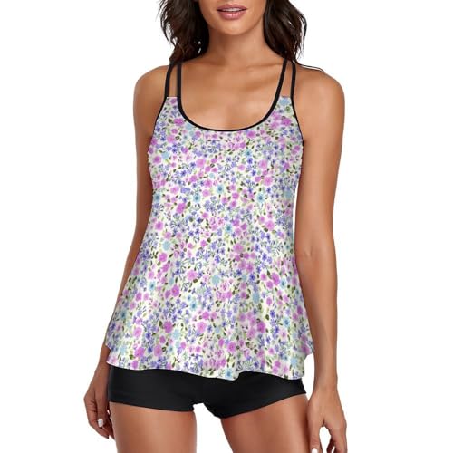 Trajes de baño para mujer tankini Liberty con pantalones cortos para tus días de piscina