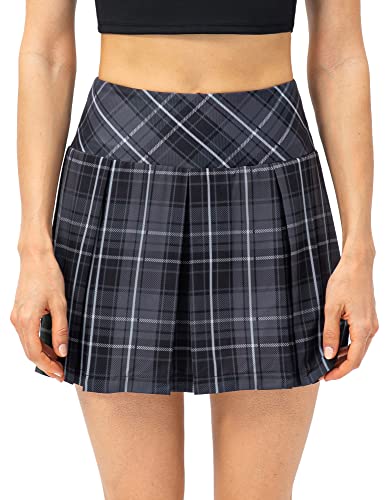 Panegy チェック柄ミニスカート グレー M