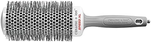 Olivia Garden Ceramic + Ion™ Speed XL 55 mm - Hair Brush with Extra-Long Barrel for a Faster Hair Drying & Styling BR-CI1PC-TSP55