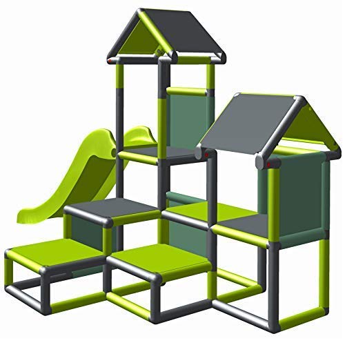 move and stic Tour d'escalade Gesa avec Toboggan pour Enfant avec Tunnel de crèche