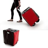 Airline Friendly Soft Travel Case for Folding Mobility Scooters | 40x50x50cm | Durable Protective Storage Cover for Transport & Dust Protection | Monarch Mobility (Red)