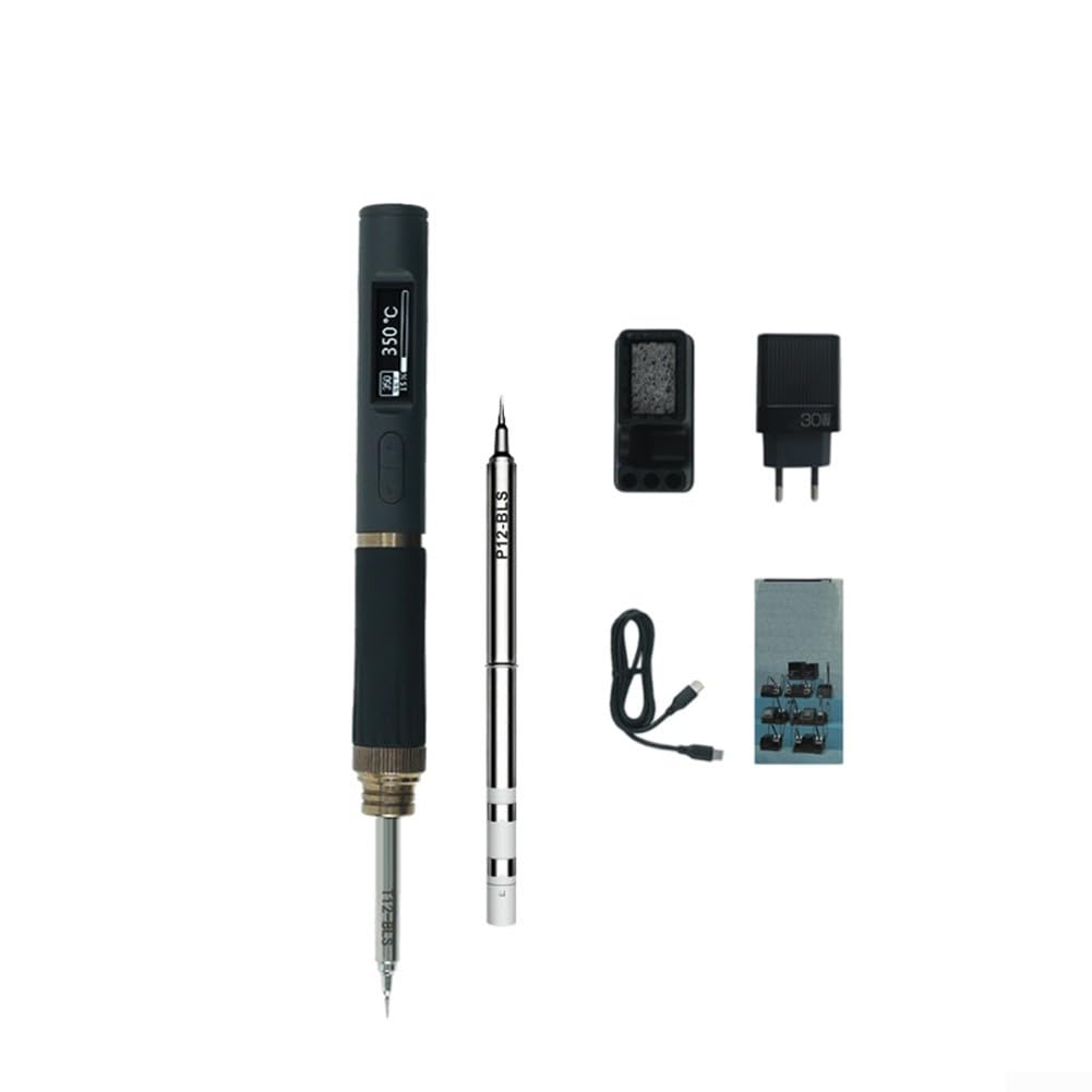 per saldatore a Butano Cordless con Display Digitale Ricaricabile(P24)