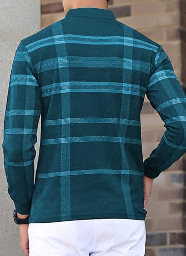 Image of Noble Monk Men's Polo Neck Full Sleeves T-Shirt | Causal Tshirt for Men
