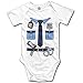 Baby OneSize Girl Boy Outfit Body de bebé Mono Creeper Manga Corta Uniforme de policía Equipo Talla 18M