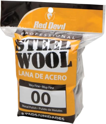 Image of Red Devil 0322 Steel Wool, 00 Very Fine, 8 Count (Pack of 6)