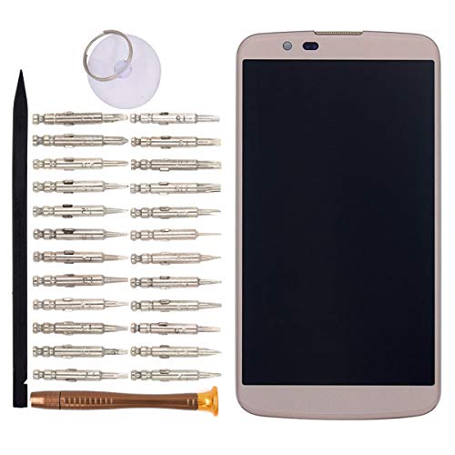 Image of Pre Install LCD Display Touch Digitizer Screen Assembly Replacement for LG K10 K420N K430DS K430DSF K430DSY(Gold)[Frame Included]