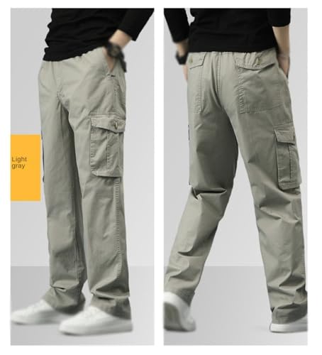 Adorlina Pants for Men, Ultra Comfort Fit Multi-Pocket Durable Pants, Loose Cargo Pants for Men3