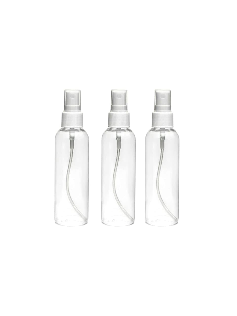Empty refillable mist plastic spray bottles with clear & transparent (home, travel, makeup, sanitizer, beauty&personal care, face &hair moisturizing, plants spray & electronic gadgets) (Pack of 3)-image-27