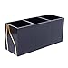 Super Z Outlet Cosmetic Makeup Black Organizer for Lipstick, Eyeliner Brushes, Lip Pencil Display Rack 3 Slot Vanity Top Holder