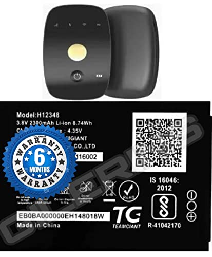 Image of THE BATTERY STORE Compatible Jio /Airtel WiFi Dongle Battery (4G FI2 /M2 Hotspot)