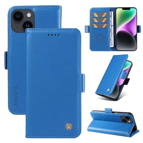 Caseurban iPhone 14 Plus 用 ケース 手帳型 PUレザー カード収納付き スタンド機能搭載 マグネット式 大容量 財布型 おしゃれ 耐衝撃 スマホカバー 360度全面保護 放熱性 防指紋 防汚 防汗 手触り良い あいふおん16E 手