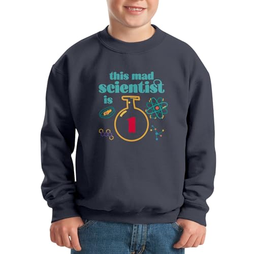 Sweatshirt enfant mad scientist molletonné et doux pour ses 1 an - 2