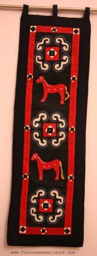 Vietnamese Quilts/Hmong Quilts - 15" x 50" qnc51