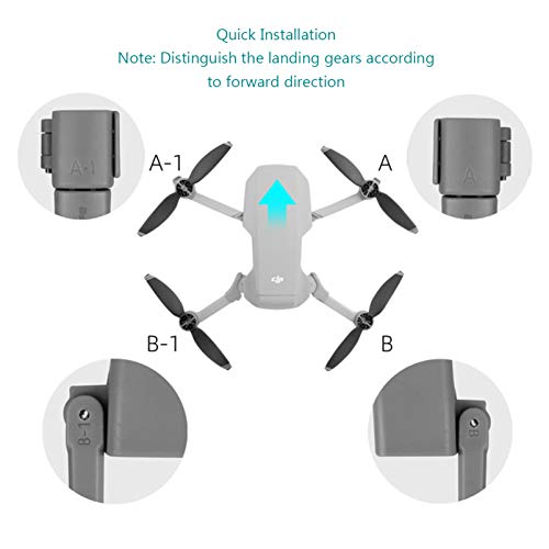 iEago RC Mavic Mini Erweitertes Fahrwerk Faltbares Landefüße Sicheres Landen und Fliegen Schnelle Veröffentlichung… – Bild 7