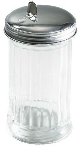 Winco 12-Piece Sugar Pourer with Flap Top, 12-Ounce by Winco