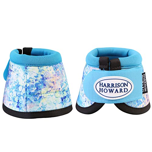 Image of Harrison Howard Horse Bell Boots Overreach Bell Boots No-Turn Bell Boots for Horse-Durable Protective Hoof Boot