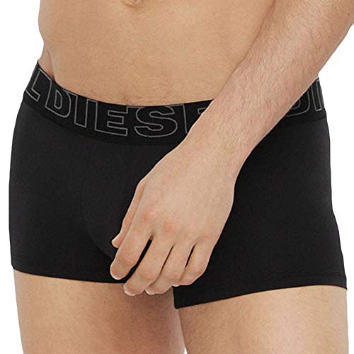 Diesel Men's 55-D Boxer Brief Microfiber-Shorts, Black, S